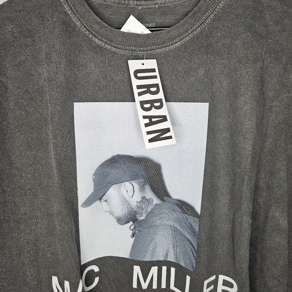 Mac Miller Urban Outfitters Graphic Tee New In Black / Noir - Picture 4 of 6